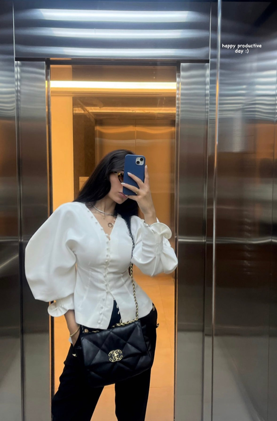 Candida Lantern Sleeve Shirt
