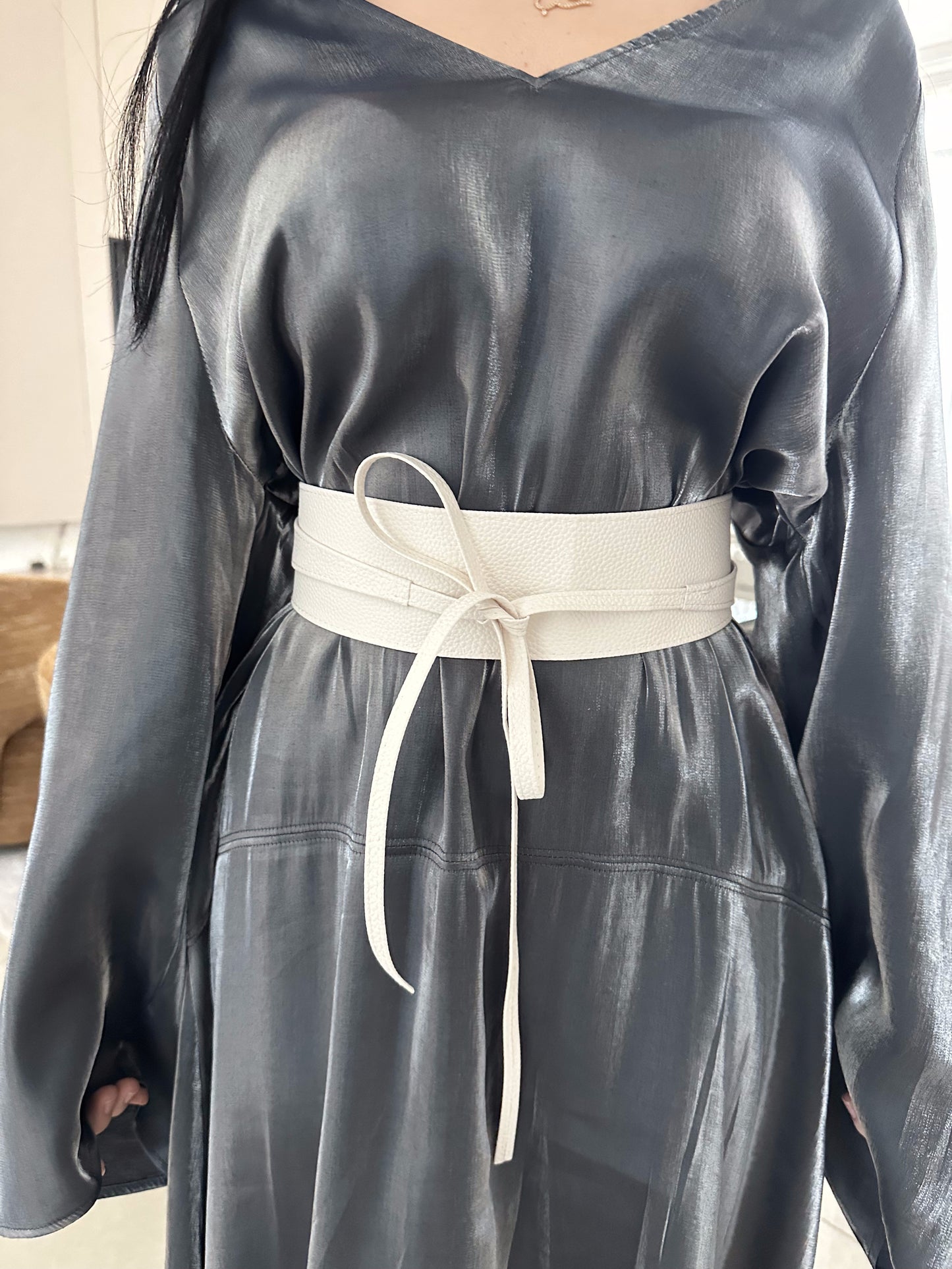 Helena Metallic Color Belt