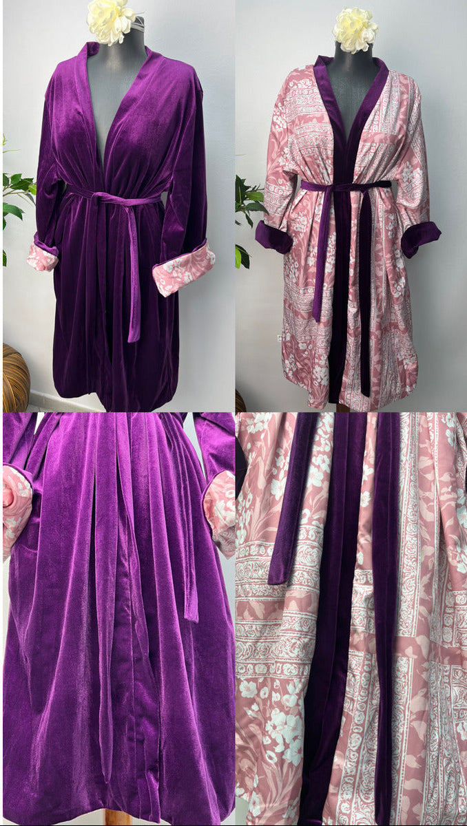 Aurora Velvet Kimono