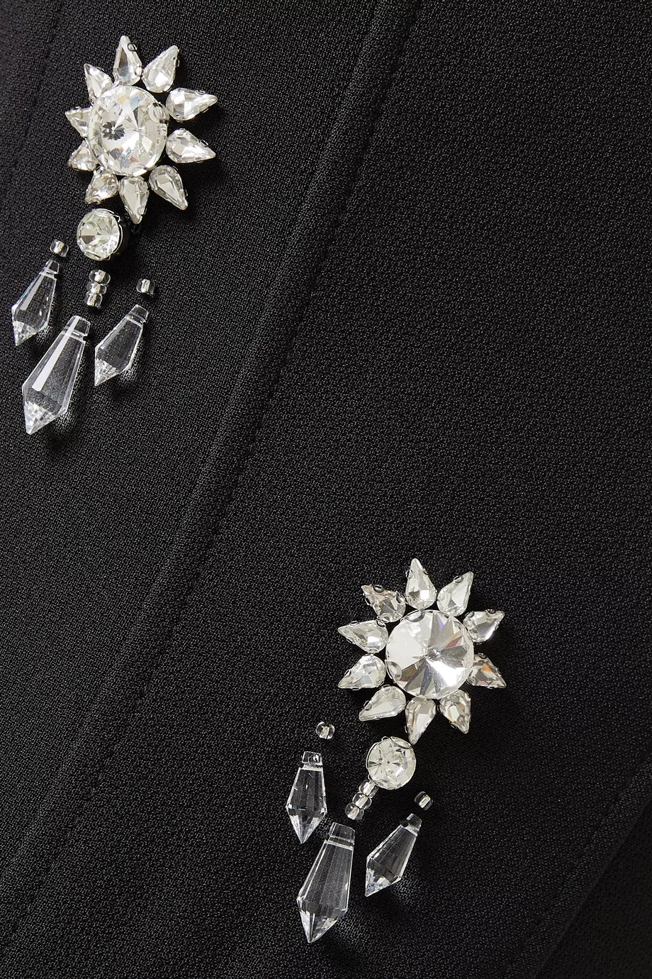 Dianara Rhinestone Tops & Skirt