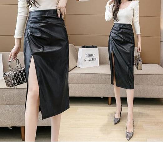 Nichol Leather Skirt