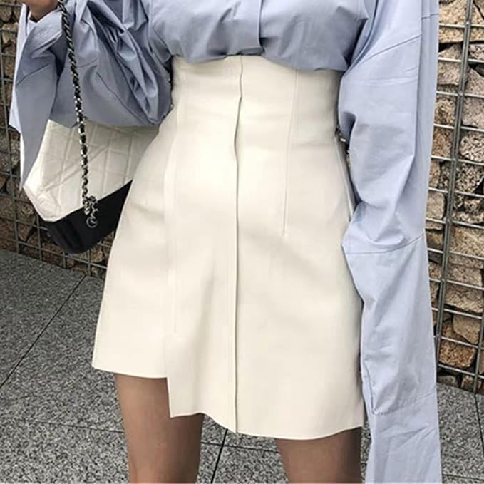Dayna Leather Mini Skirt