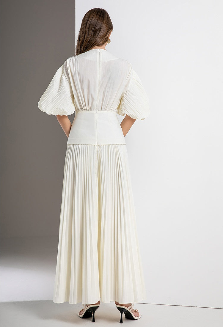 Edda Pleated Dress