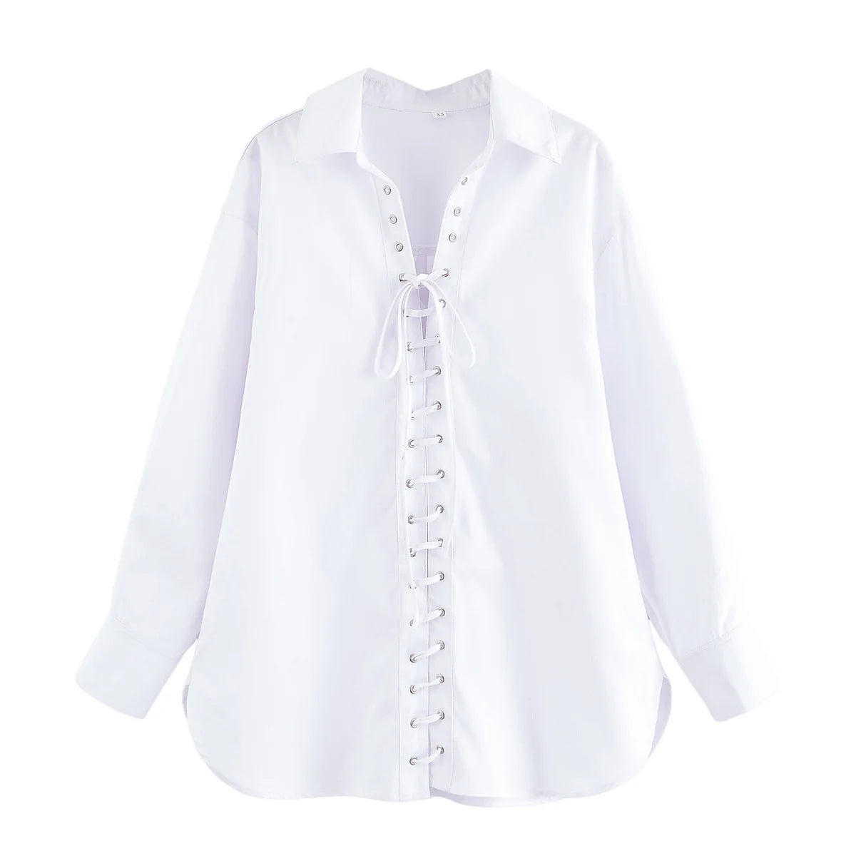 Veena Lace-Up Shirt