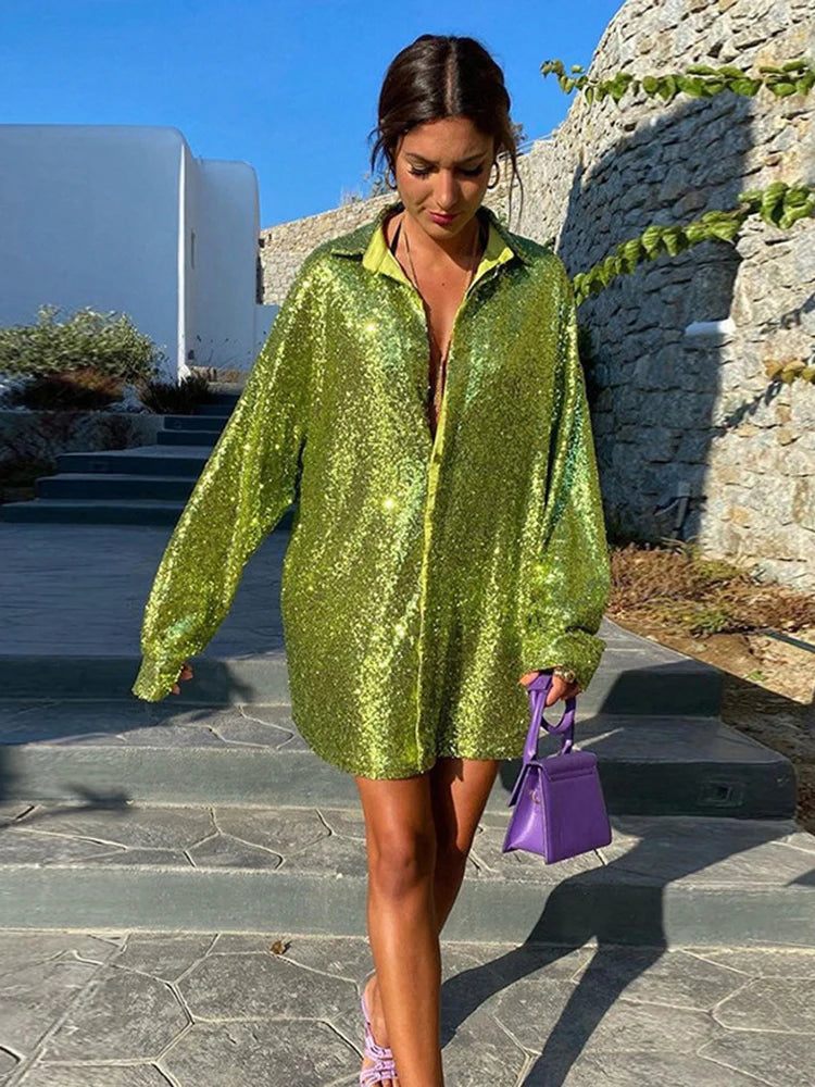 Valentina Sparkly Sequins Shirt