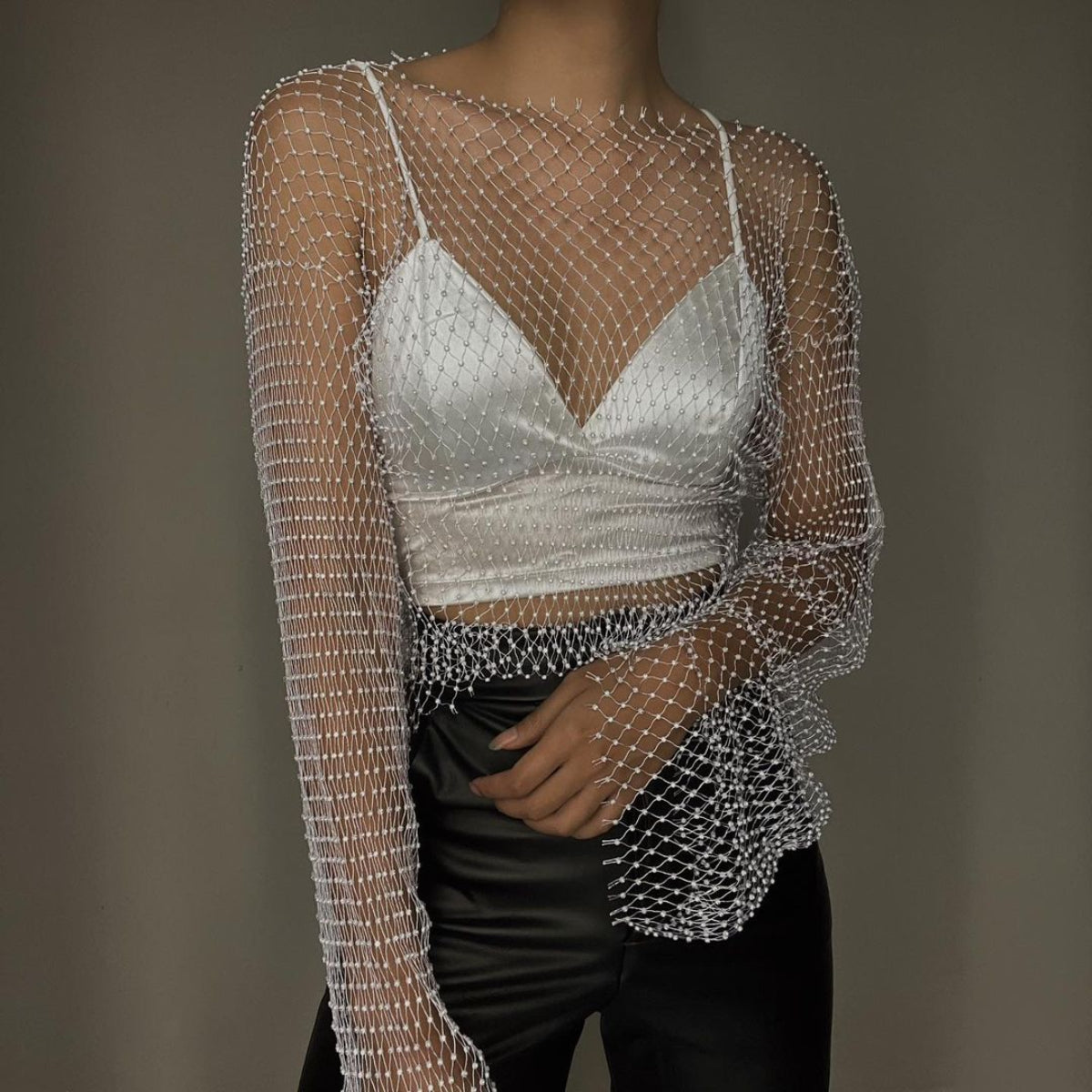 Flora Mesh Top