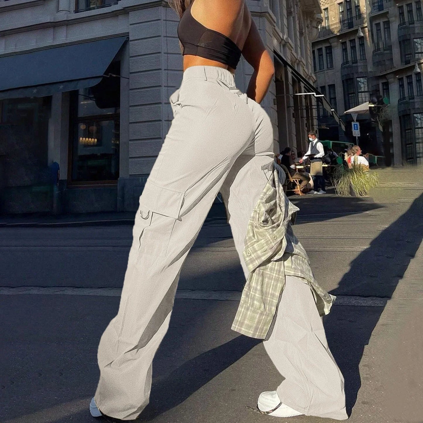 Larissa High Waist Cargo Pants