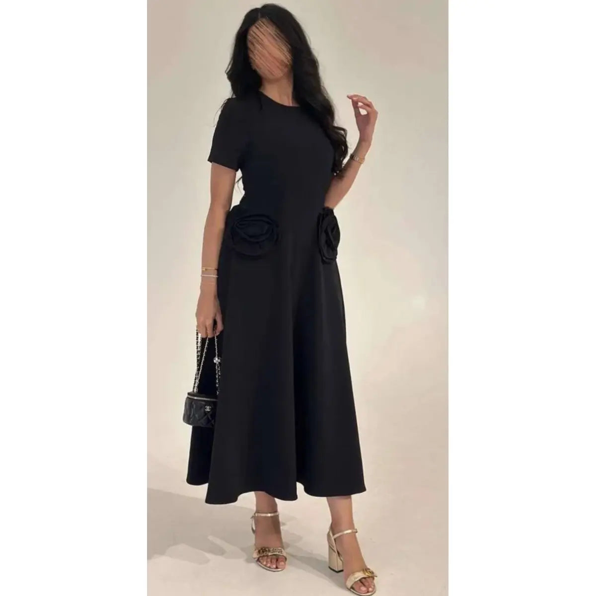 Dahlia Midi Flower Dress