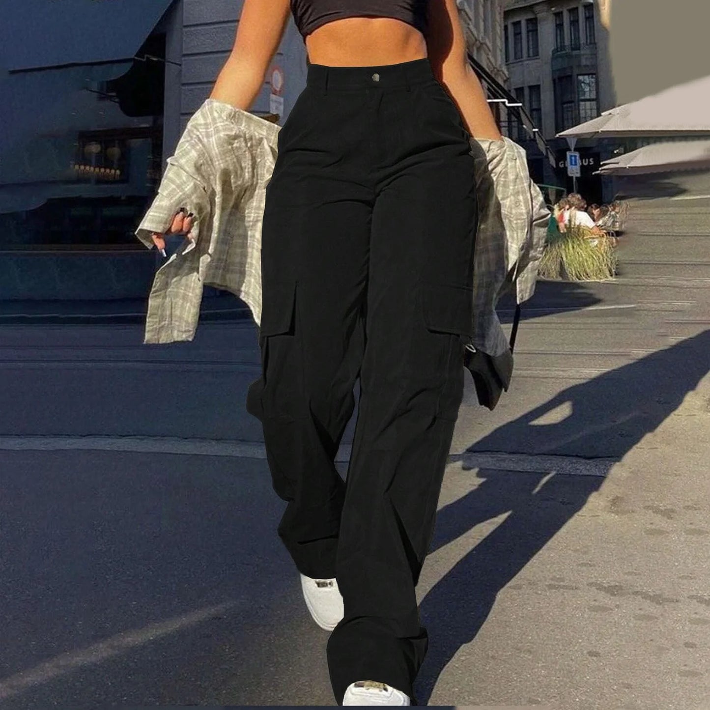 Larissa High Waist Cargo Pants