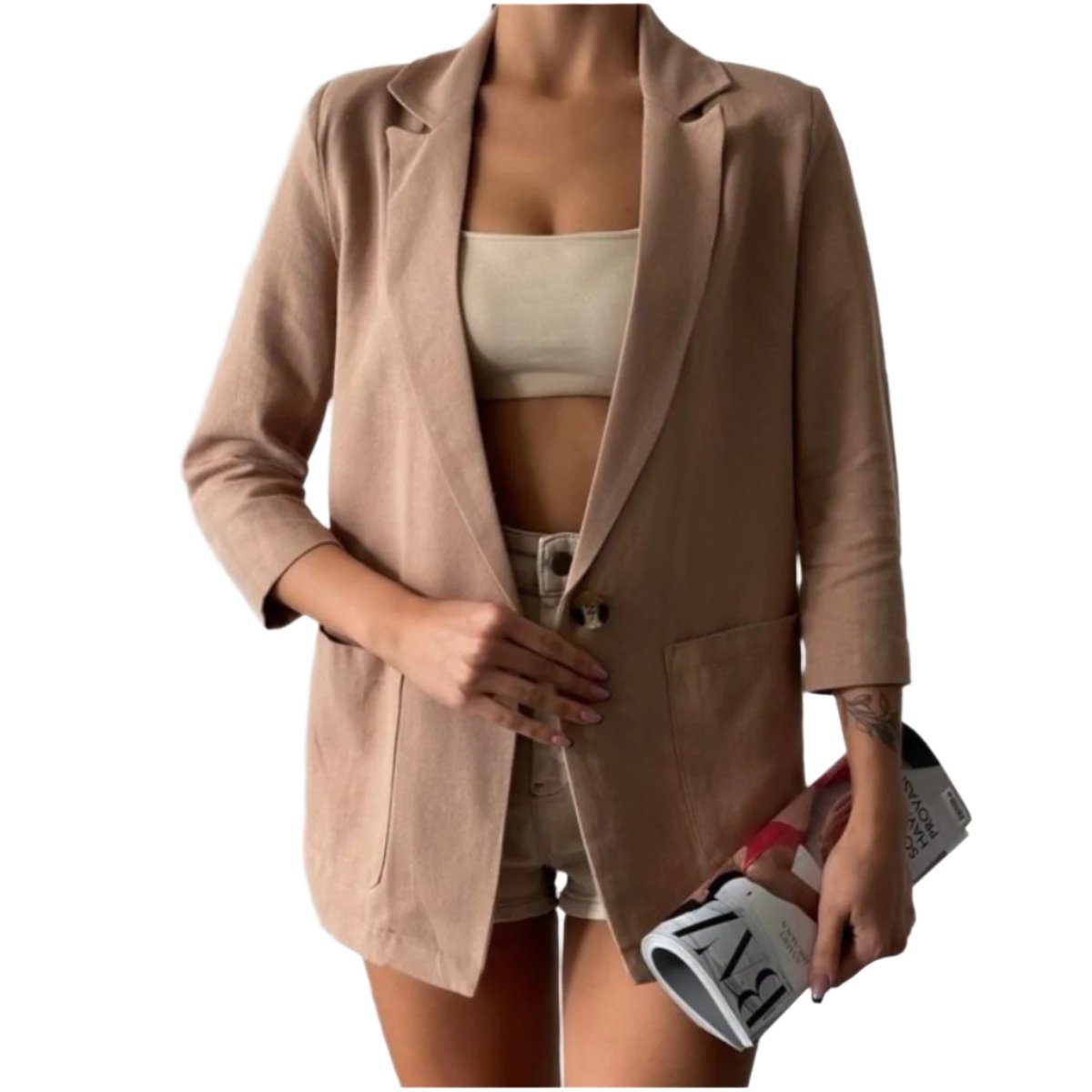 Matilda Linen Blazer