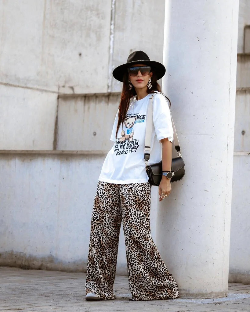 Eva Leopard Trouser