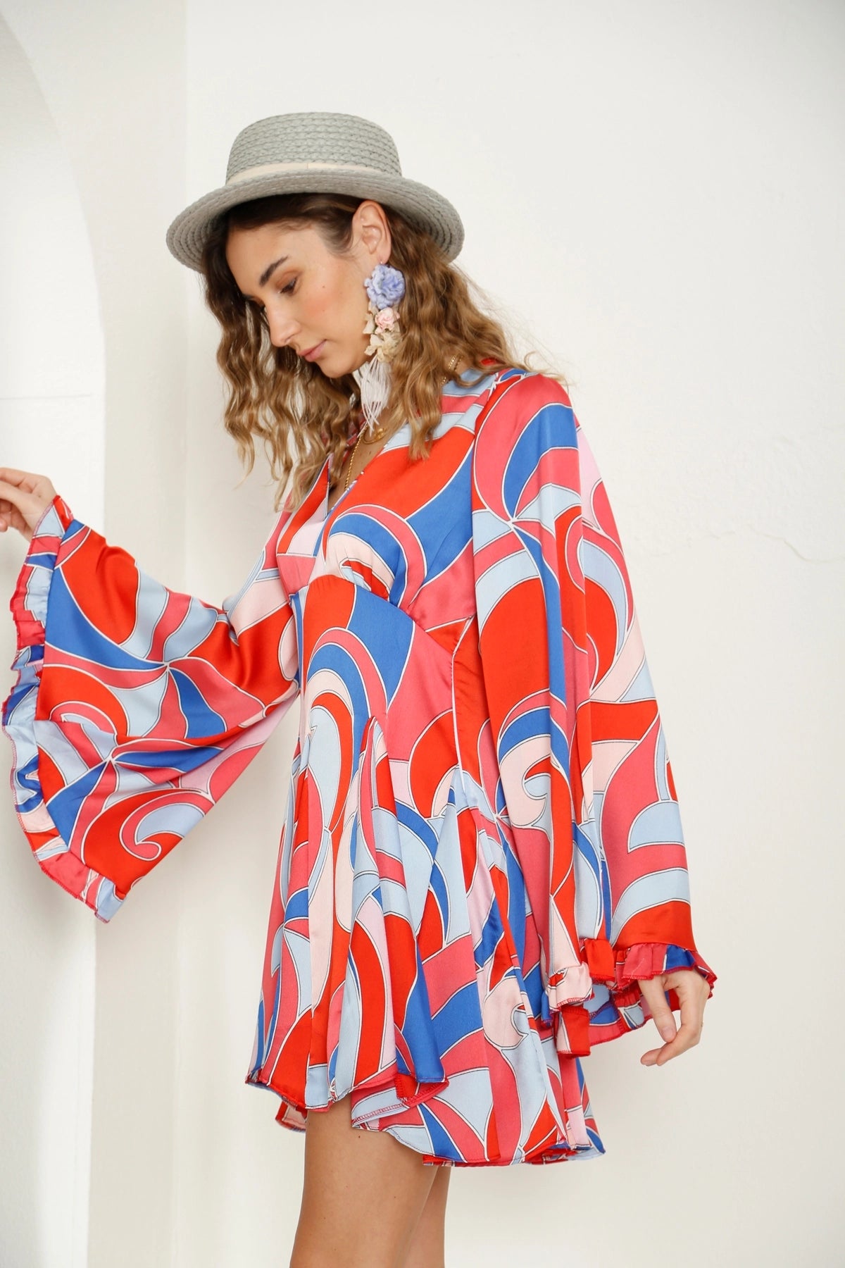 Odette Spanish Sleeve Dress