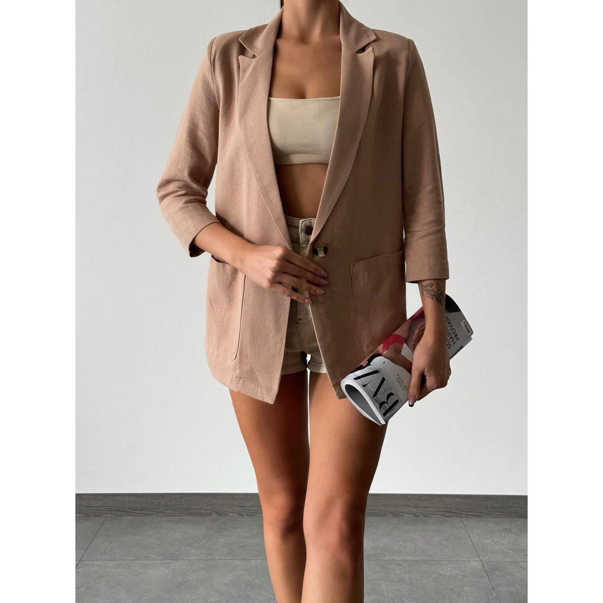 Matilda Linen Blazer