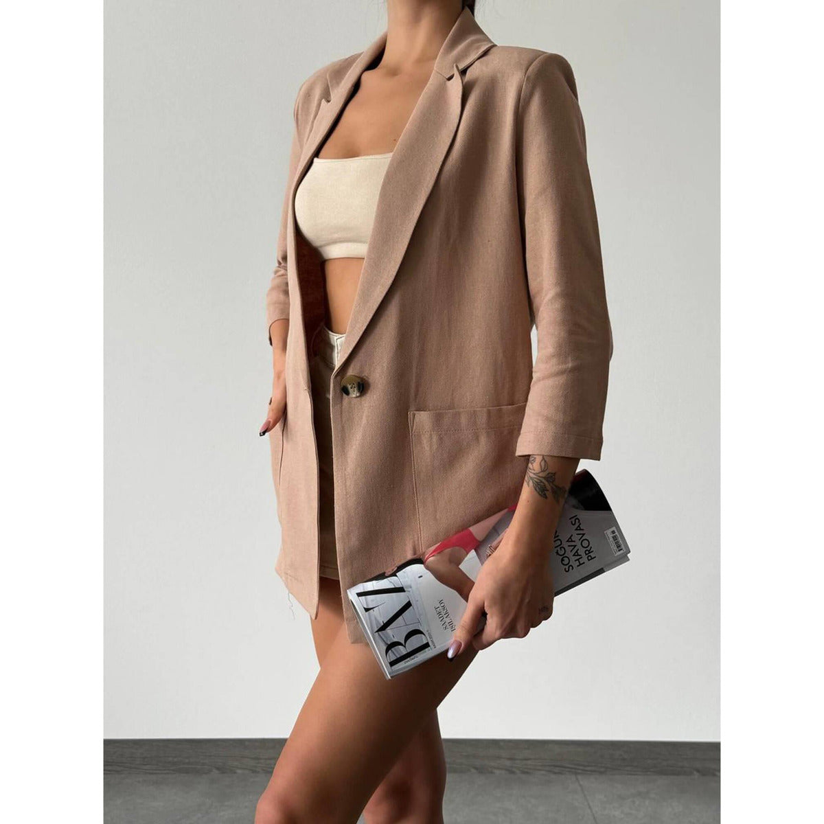 Matilda Linen Blazer