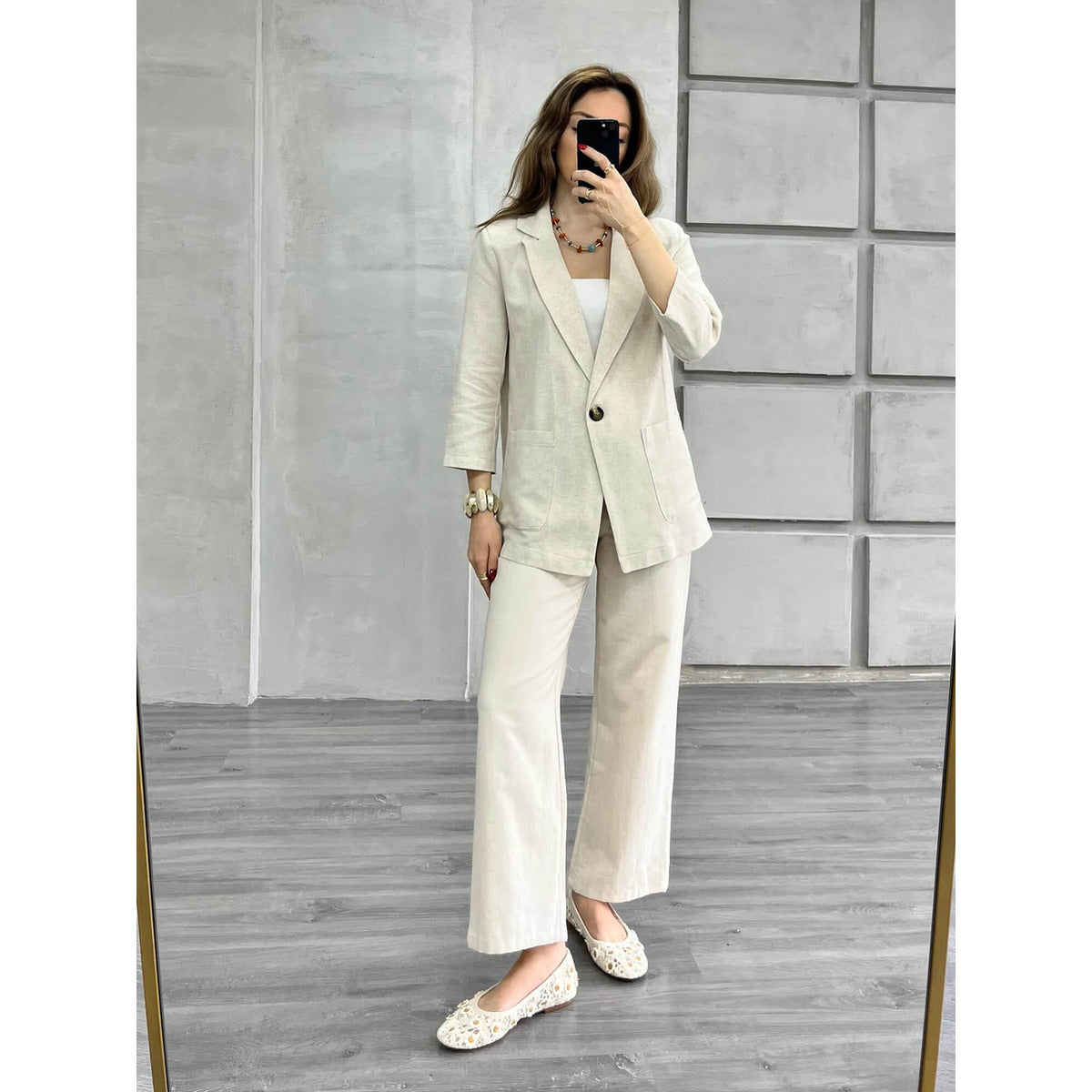 Matilda Linen Blazer