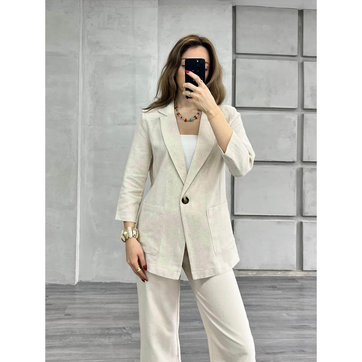 Matilda Linen Blazer