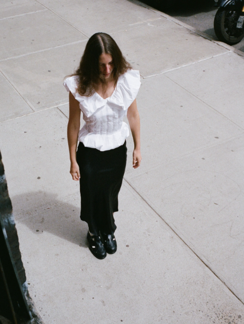 Leticia Ruffle Sleeve Top - Pinkfig Boutique