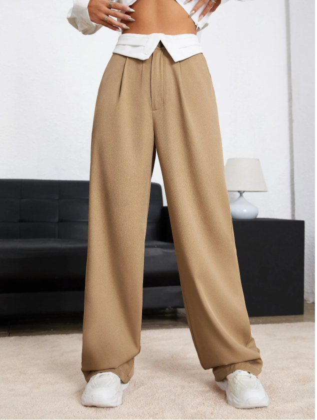 Helena Folded High Waist Pants