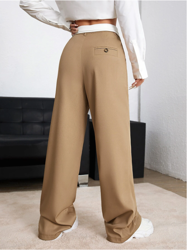 Helena Folded High Waist Pants