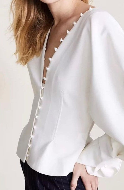 Candida Lantern Sleeve Shirt