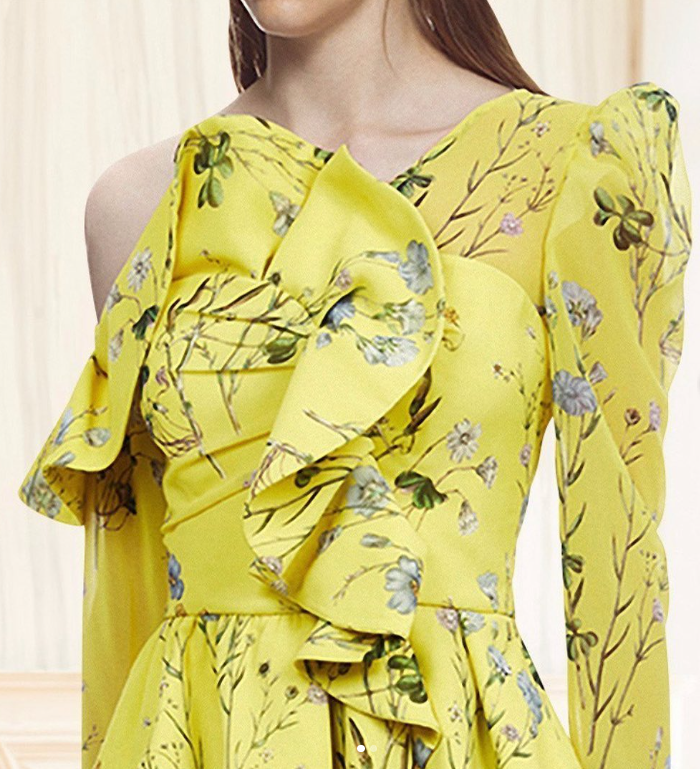Aurora Asymmetric Ruffle Top