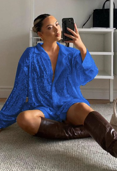 Valentina Sparkly Sequins Shirt