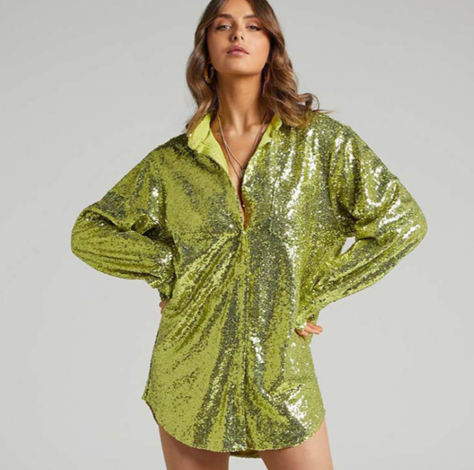 Valentina Sparkly Sequins Shirt
