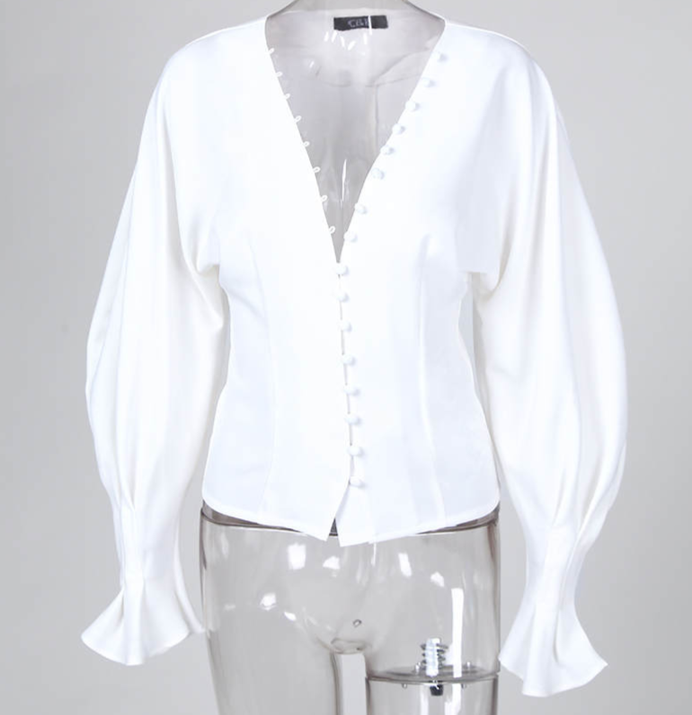 Candida Lantern Sleeve Shirt