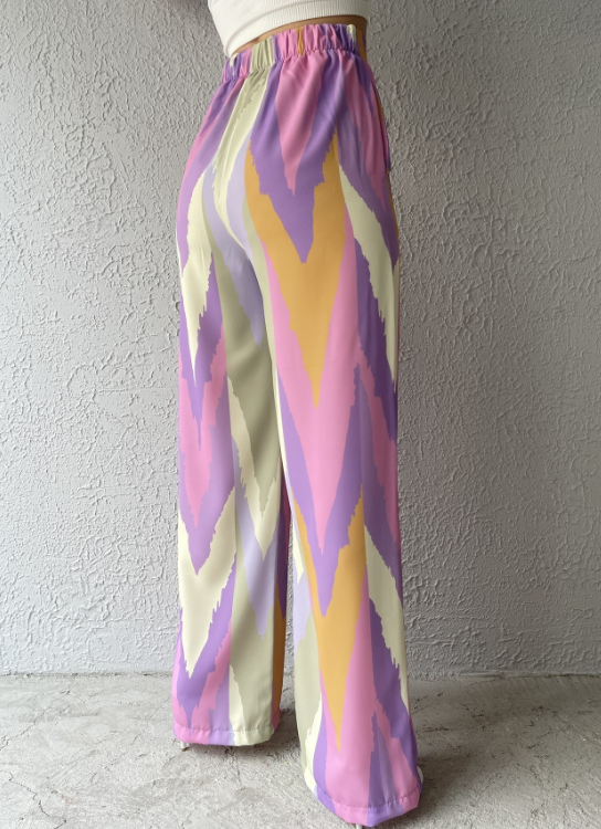 Erlenda Patterned Palazzo Pants