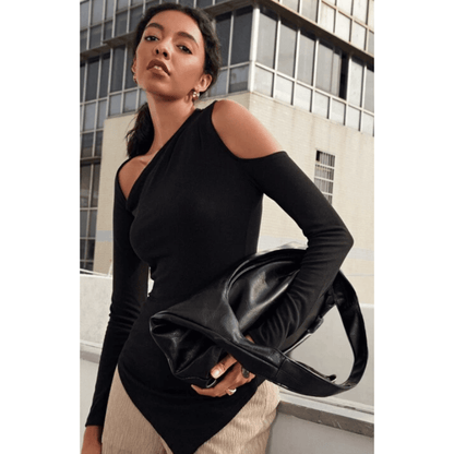 Fredda Cutout Fitted Tee Top