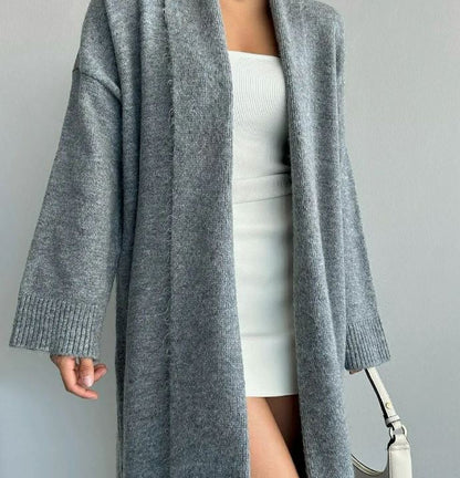 Sachna Long Wool Cardigan