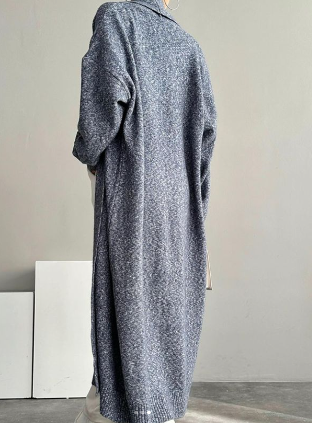 Sachna Long Wool Cardigan