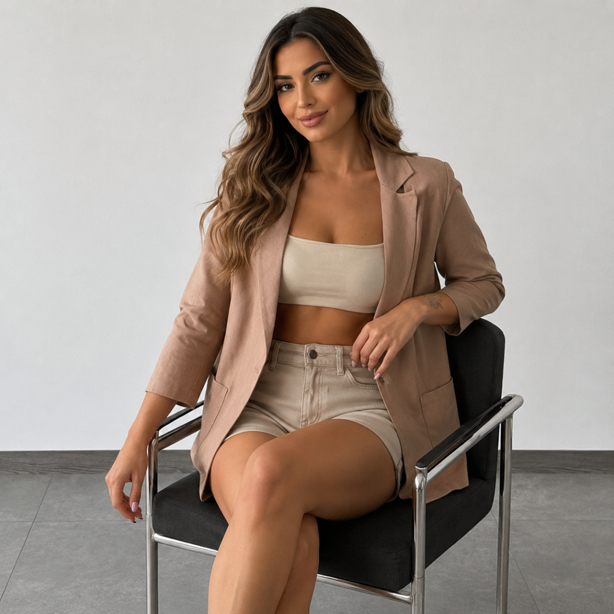 Matilda Linen Blazer