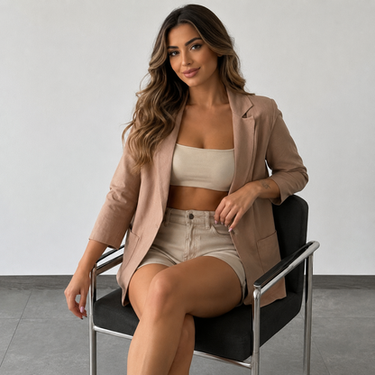 Matilda Linen Blazer