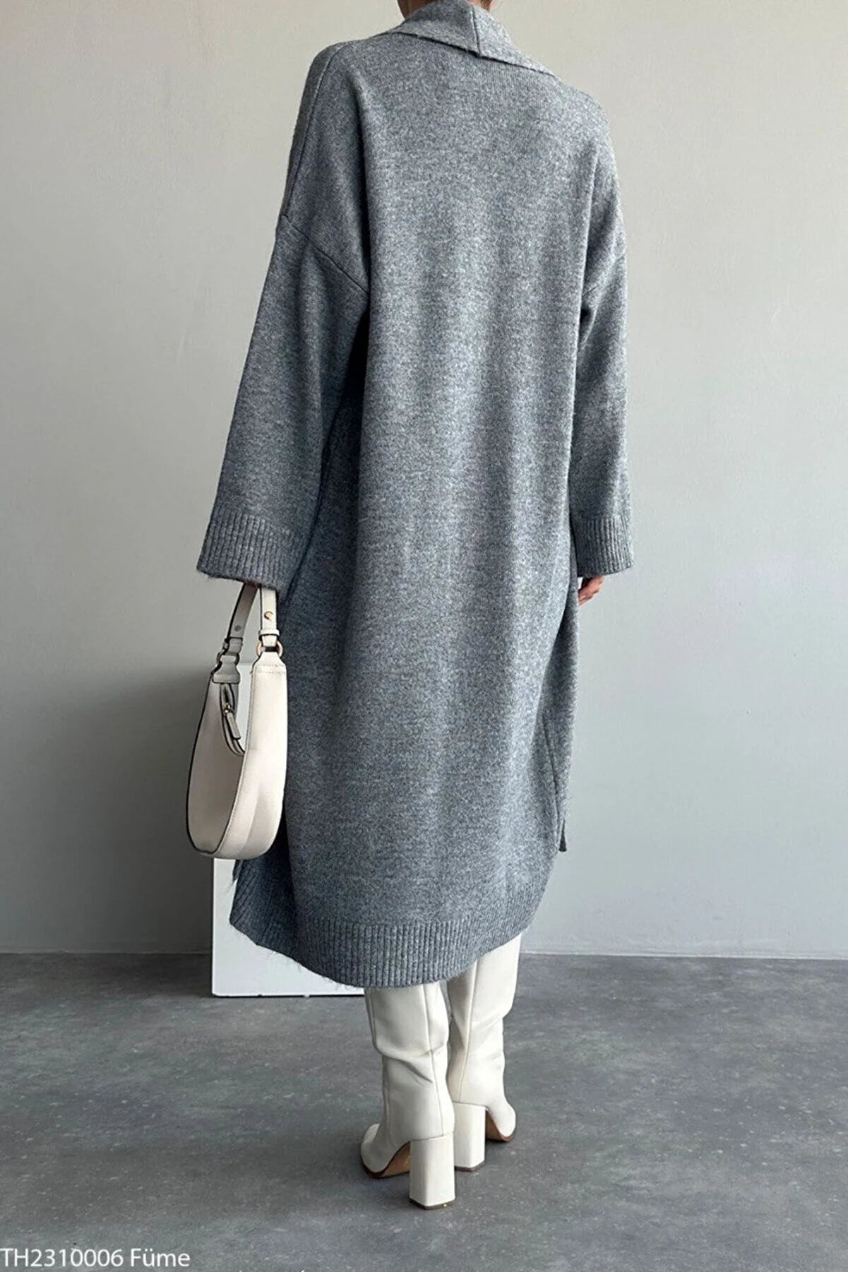 Sachna Long Wool Cardigan