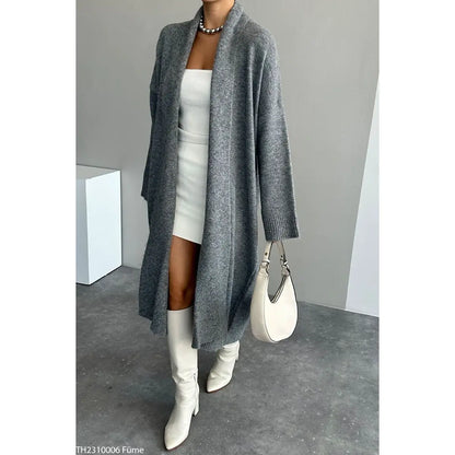 Sachna Long Wool Cardigan