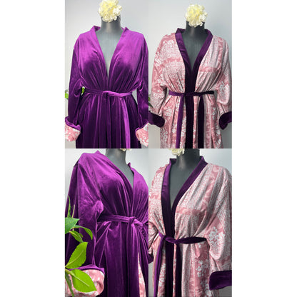 Aurora Velvet Kimono