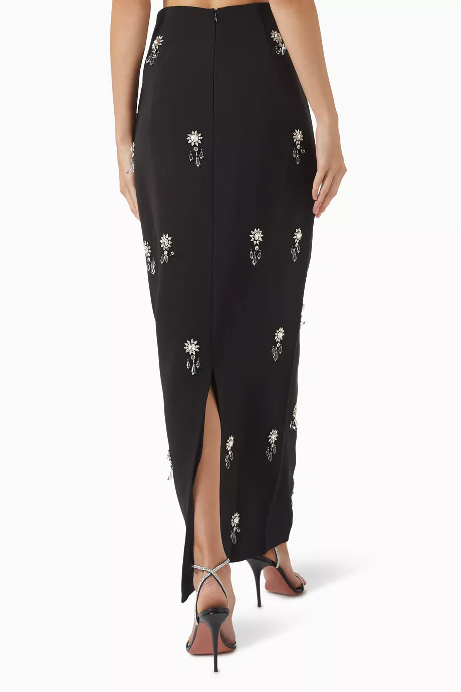Dianara Rhinestone Tops & Skirt