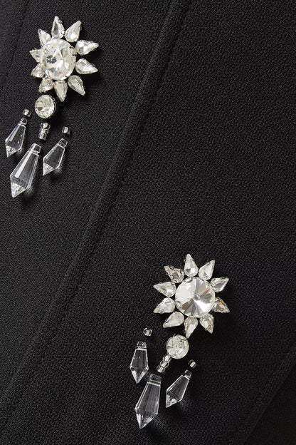 Dianara Rhinestone Tops & Skirt