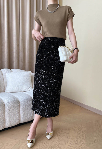 Sabina Sequins Skirt