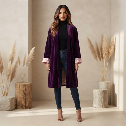 Aurora Velvet Kimono