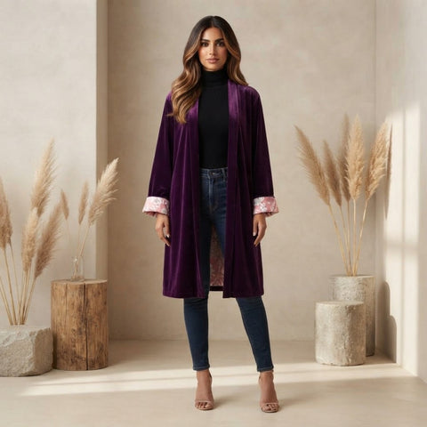 Aurora Velvet Kimono