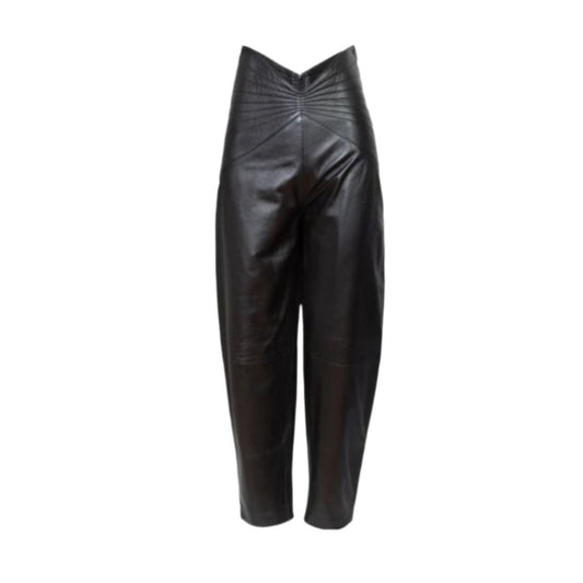 Doretta Panel Leather Pants