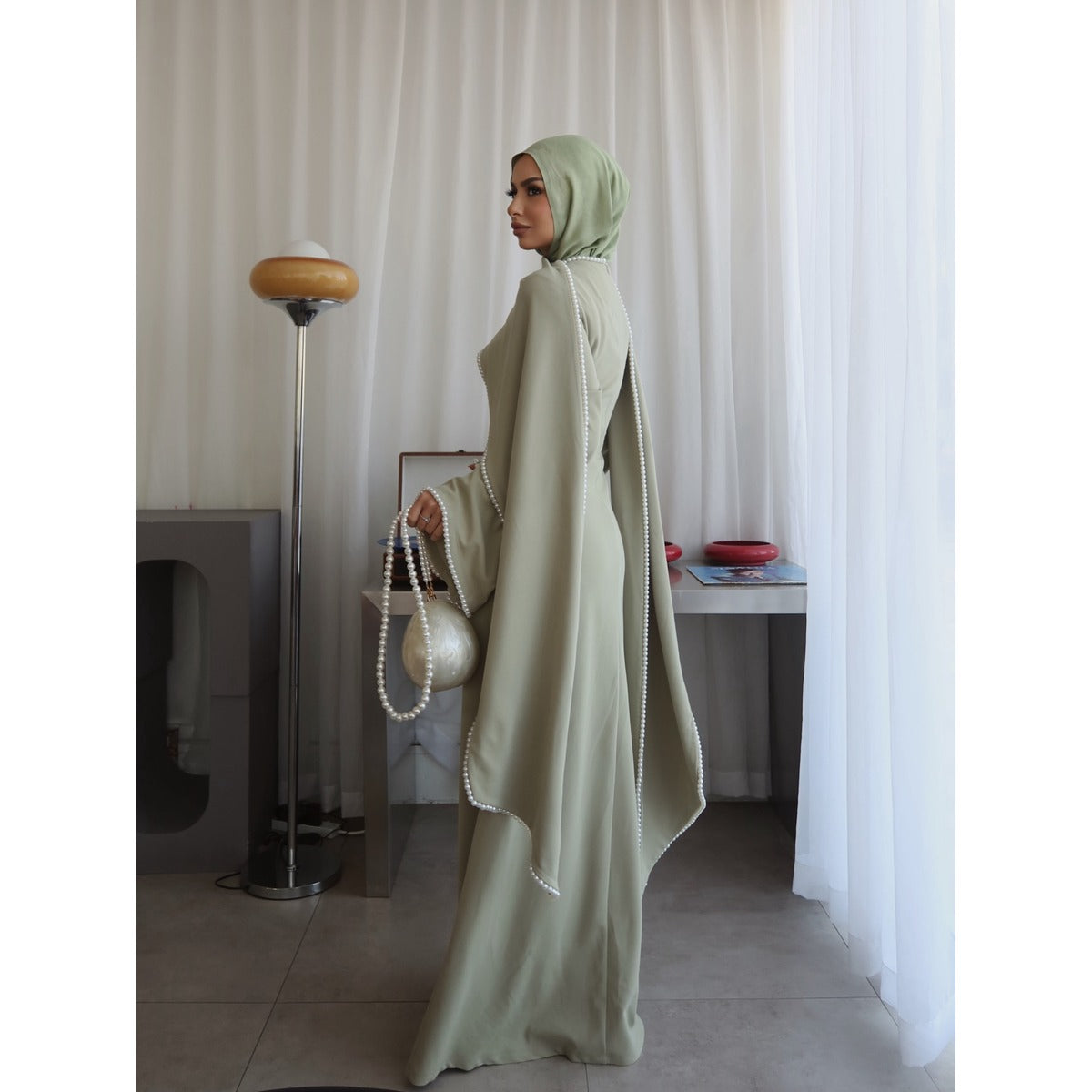 Naya Pearl Shawl Dress