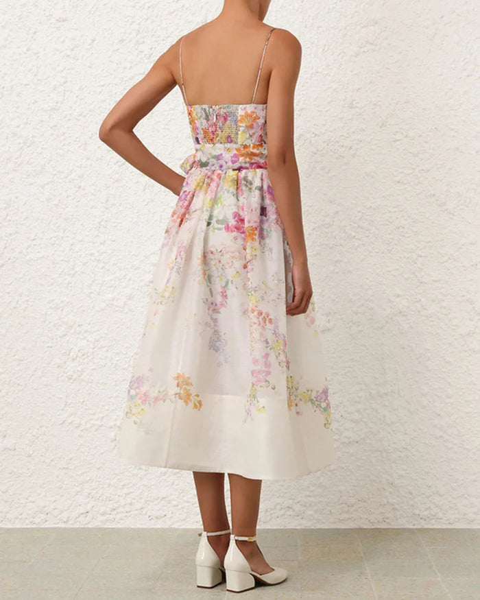 Olivia Colorful Floral Dress