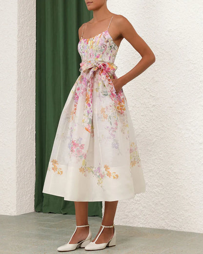 Olivia Colorful Floral Dress