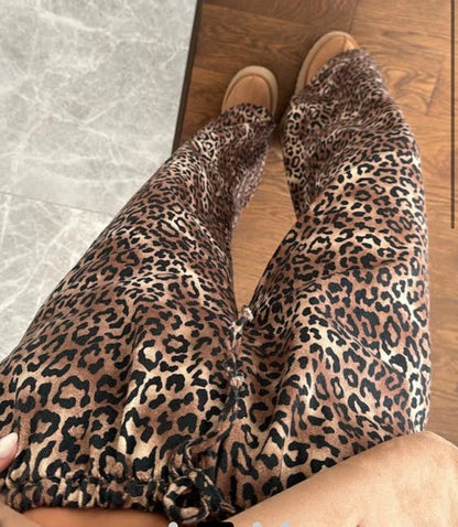 Eva Leopard Trouser