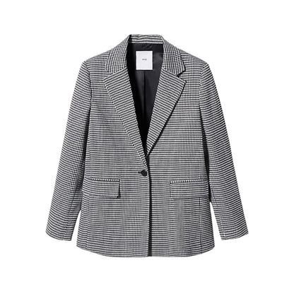 Stefania Black & White Blazer