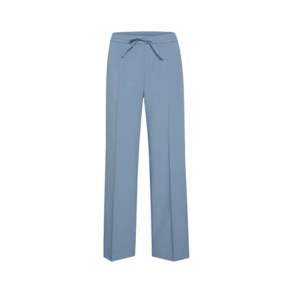 Darina Elastic Waist Linen Trousers