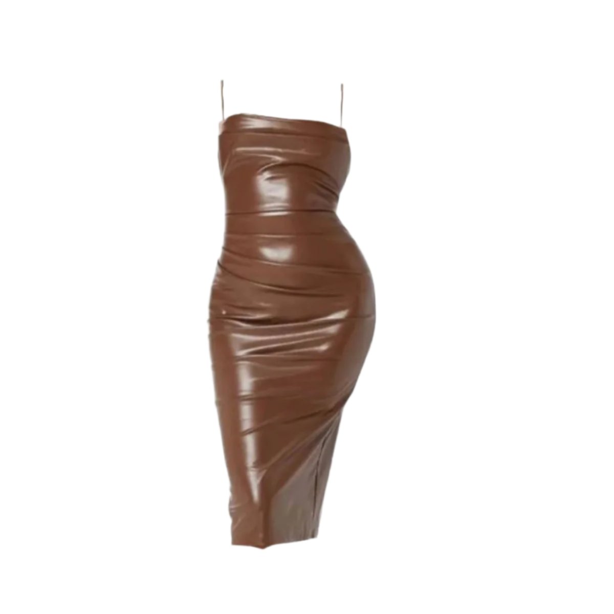 Liza Leather Bodycon Dress